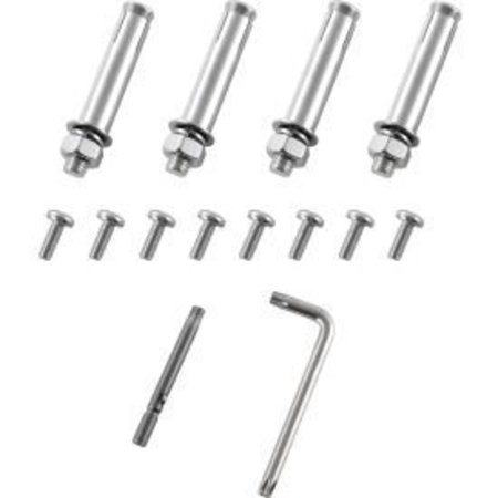 GLOBAL EQUIPMENT Global Industrial„¢ Replacement Hardware Kit For 761216 Outdoor Drinking Fountains 761216C